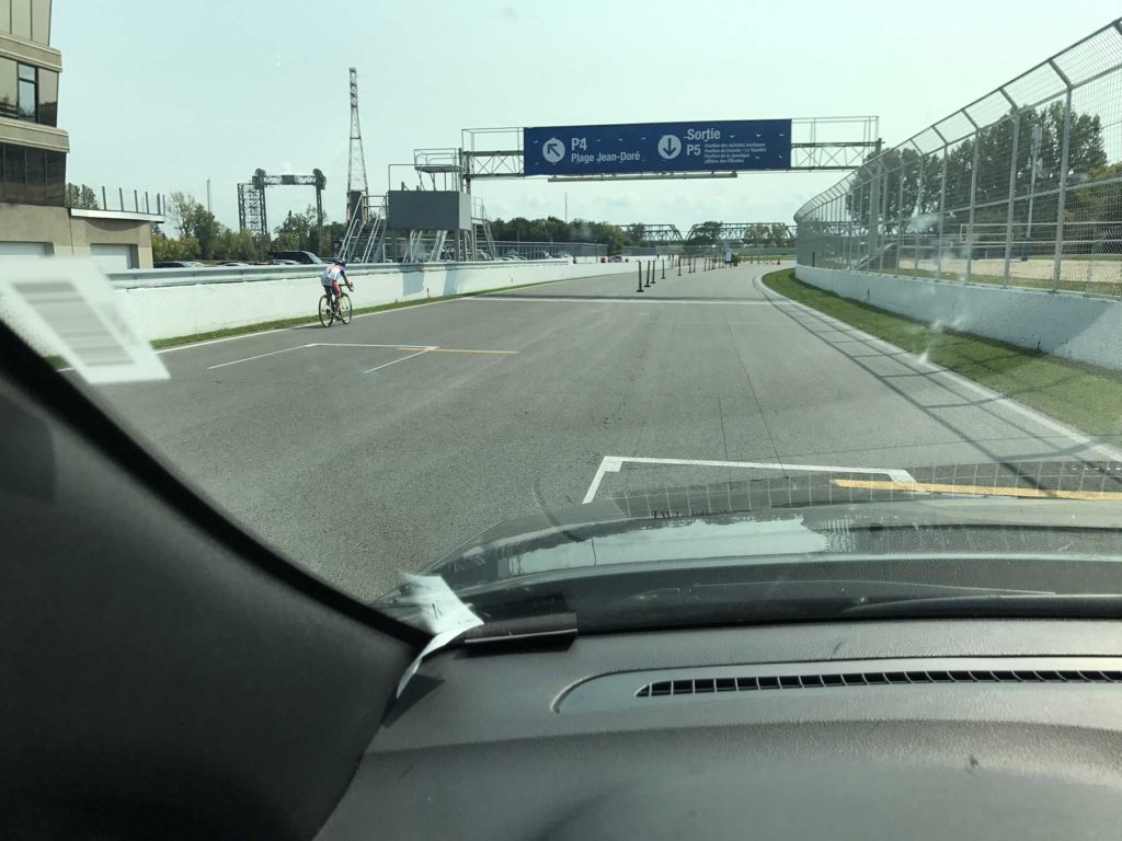 Driving on the F1 Circuit