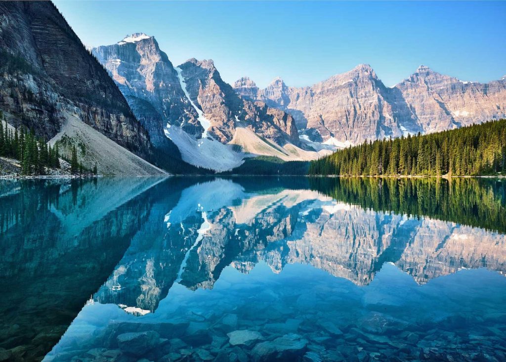 Lake Moraine - Canada Travel Guide