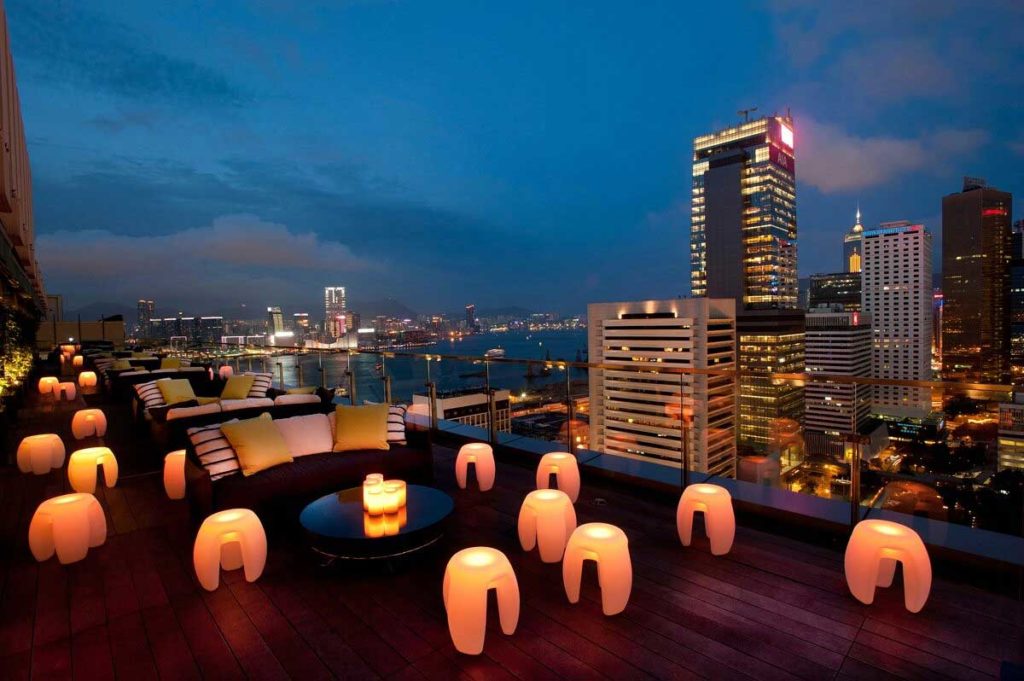 rooftop Sevva - Hong Kong travel guide