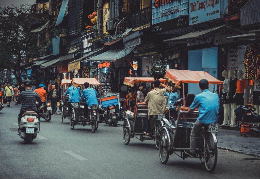 Street life in Vietnam
