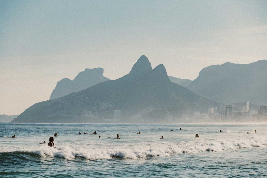 Surfing in Rio